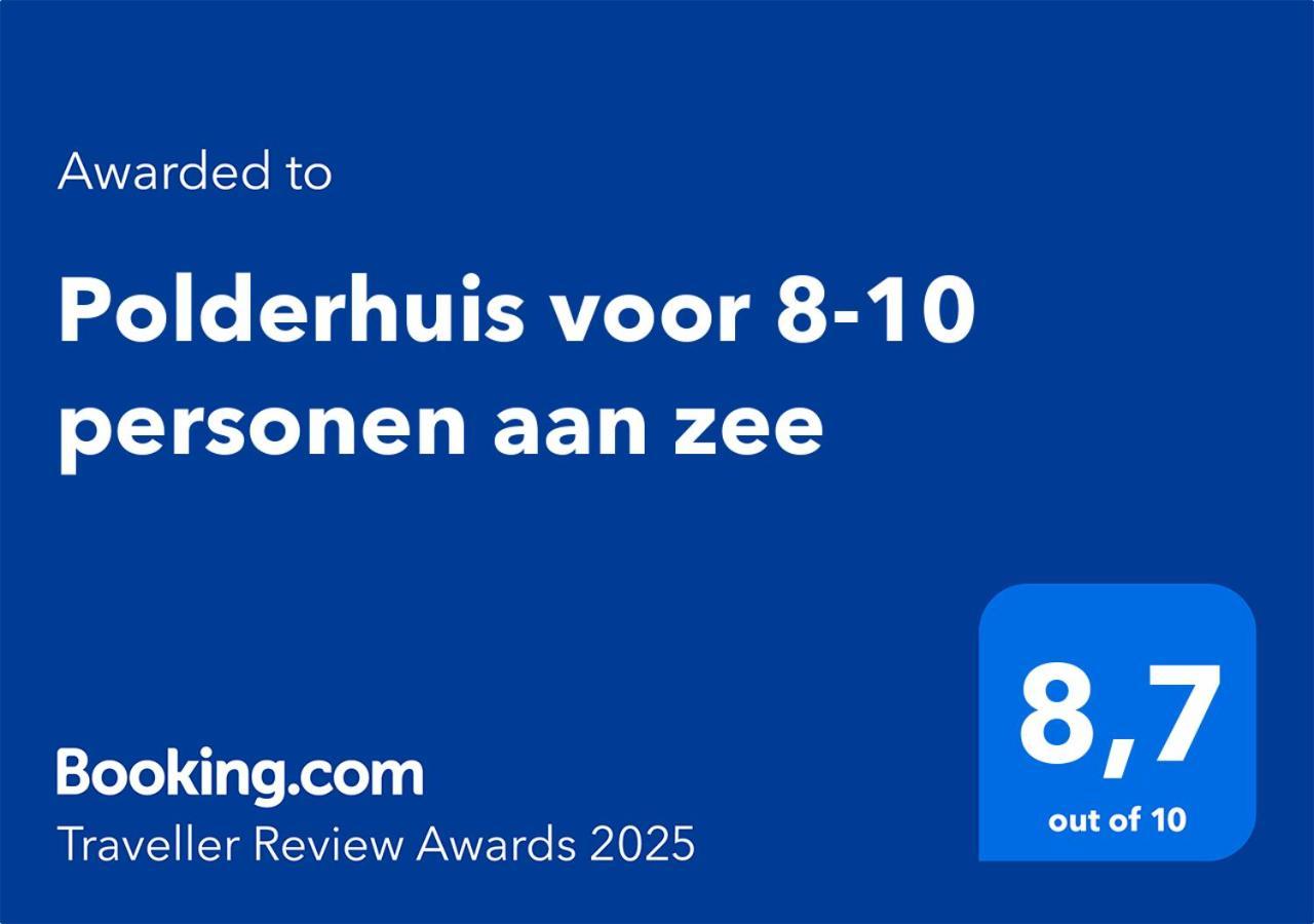 Polderhuis Voor 8-10 Personen Aan Zee Нювлиет Екстериор снимка